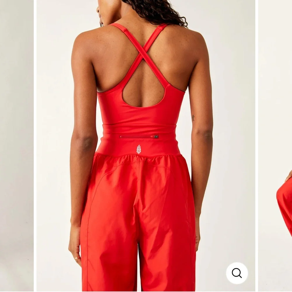 Free People Righteous Onesie - Red - Picture 3 of 5